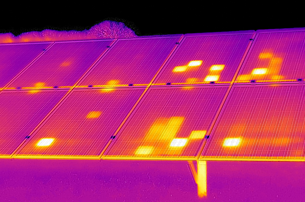 如何用热成像仪检测光伏组件